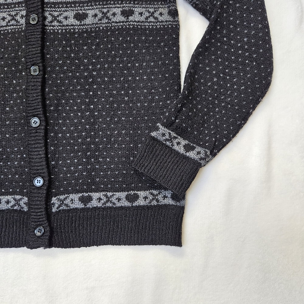 Black & Gray Cardigan - Picture 2 of 4